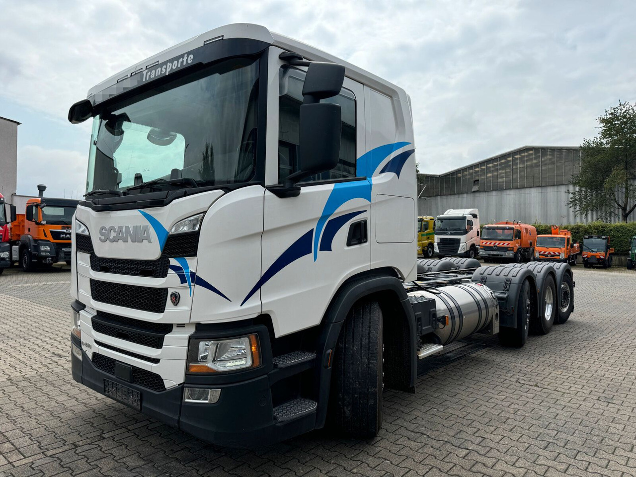Scania G 410 B8x2*6 NB LNG Fahrgestell Nebenantrieb - Chassis vrachtwagen, Kraanwagen: afbeelding 3 Scania G 410 B8x2*6 NB LNG Fahrgestell Nebenantrieb - Chassis vrachtwagen, Kraanwagen: afbeelding 3