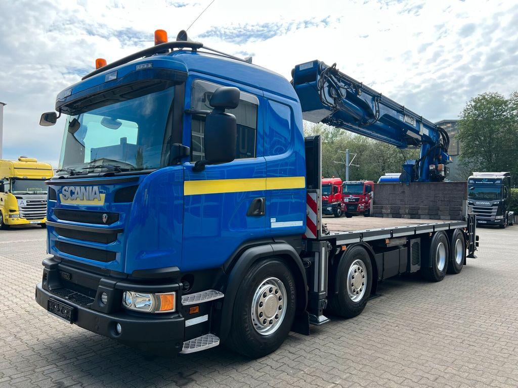 Scania G490 8x4 Dachdecker Montagekran MKG - 21,6 m - Vrachtwagen met open laadbak, Kraanwagen: afbeelding 2 Scania G490 8x4 Dachdecker Montagekran MKG - 21,6 m - Vrachtwagen met open laadbak, Kraanwagen: afbeelding 2