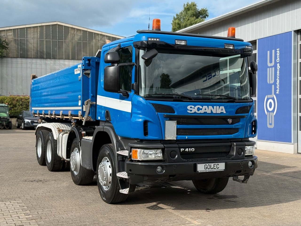 Scania P 410 8x4 Dreiseitenkipper DAUTEL - Kipper vrachtwagen: afbeelding 1 Scania P 410 8x4 Dreiseitenkipper DAUTEL - Kipper vrachtwagen: afbeelding 1
