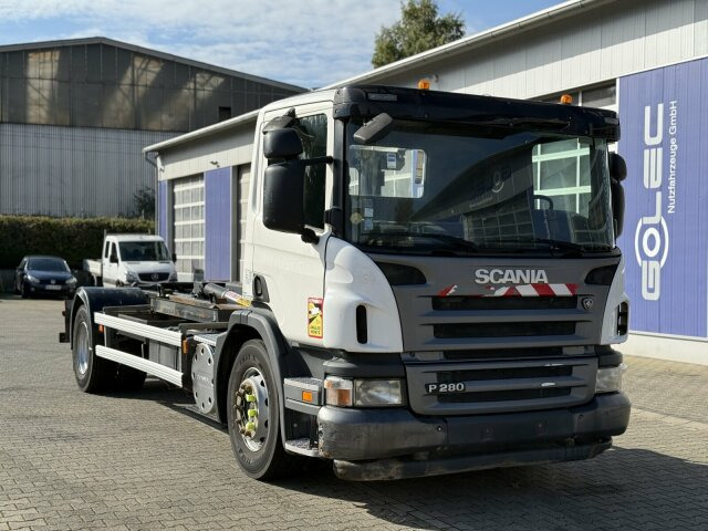 Scania P280 4x2 Abrollkipper Palfinger Knickhaken T15A - Haakarmsysteem vrachtwagen: afbeelding 1 Scania P280 4x2 Abrollkipper Palfinger Knickhaken T15A - Haakarmsysteem vrachtwagen: afbeelding 1