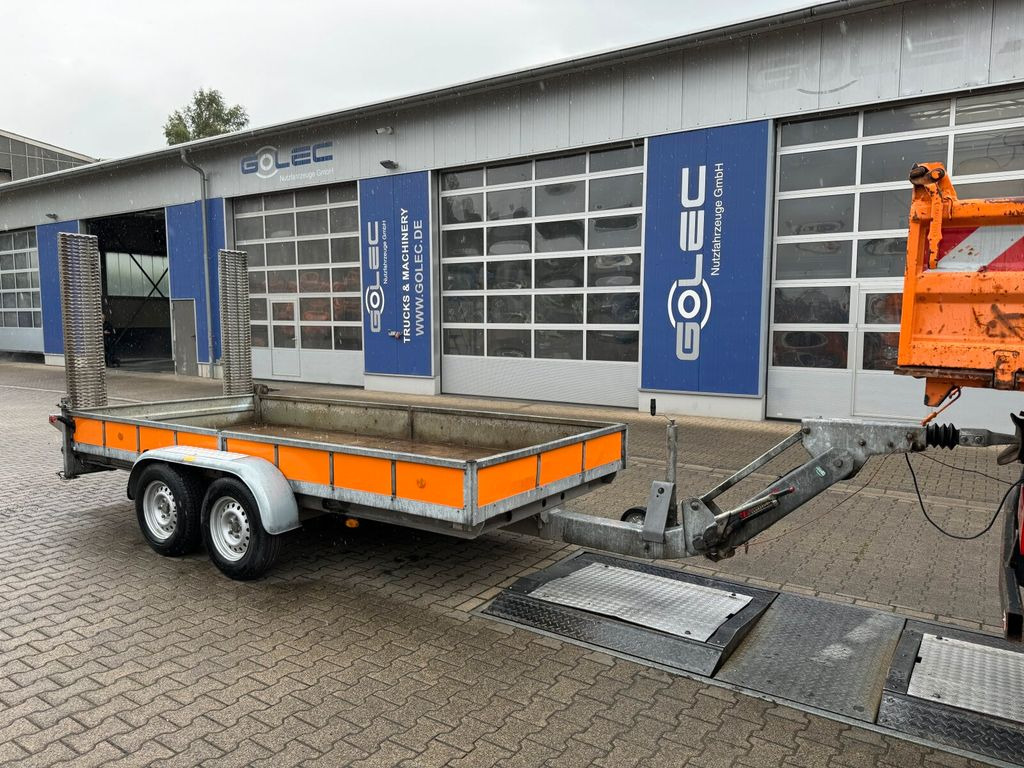 Open/ Plateau aanhangwagen Trebbiner BT 35.41-18 ST Anhänger Platform Rampen 3,5 T: afbeelding 1