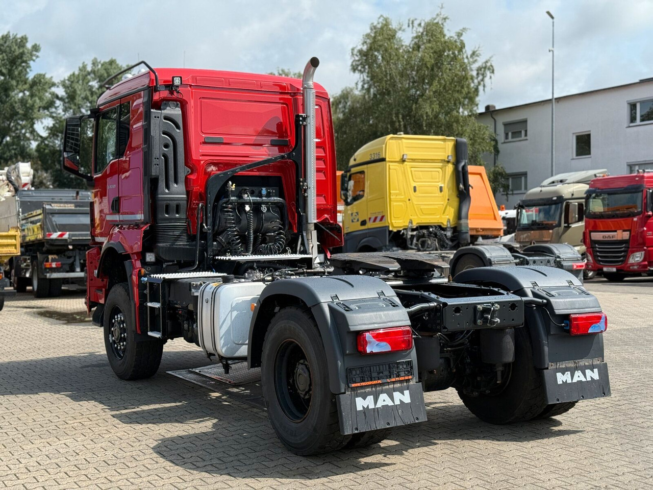 MAN TGS 18.520 4x4 SZM - Kipphyd. Blatt Luft Pritard - Trekker: afbeelding 5 MAN TGS 18.520 4x4 SZM - Kipphyd. Blatt Luft Pritard - Trekker: afbeelding 5