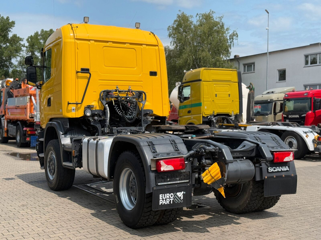Scania G450 4x4 Euro 6 SZM Kipphydraulik Blatt/ Luft - Trekker: afbeelding 5 Scania G450 4x4 Euro 6 SZM Kipphydraulik Blatt/ Luft - Trekker: afbeelding 5