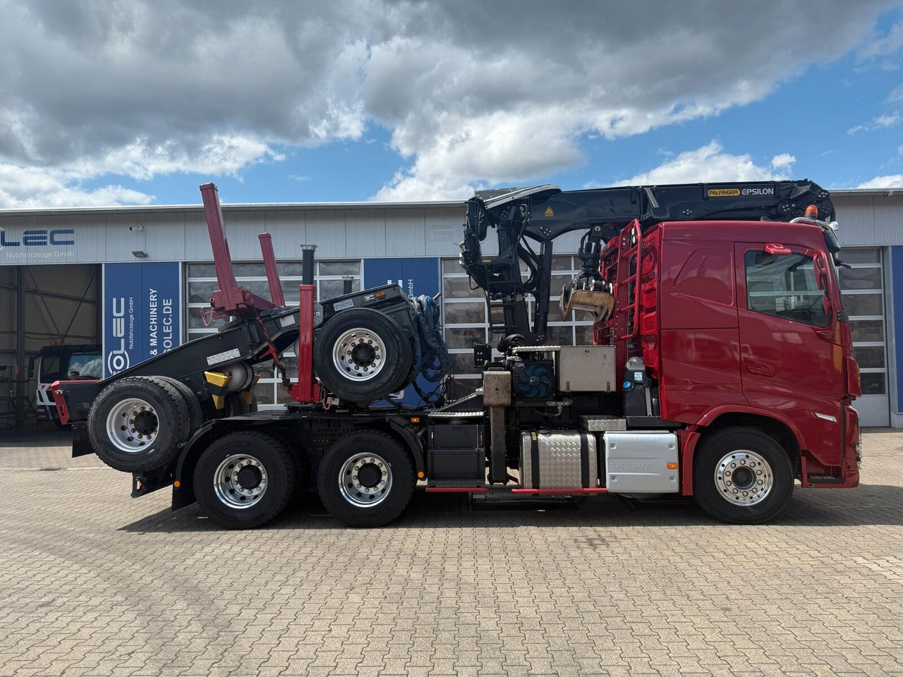Volvo FH 540 6x4 Langholztransporter Kran + Anhänger - Houttransport, Kraanwagen: afbeelding 2 Volvo FH 540 6x4 Langholztransporter Kran + Anhänger - Houttransport, Kraanwagen: afbeelding 2