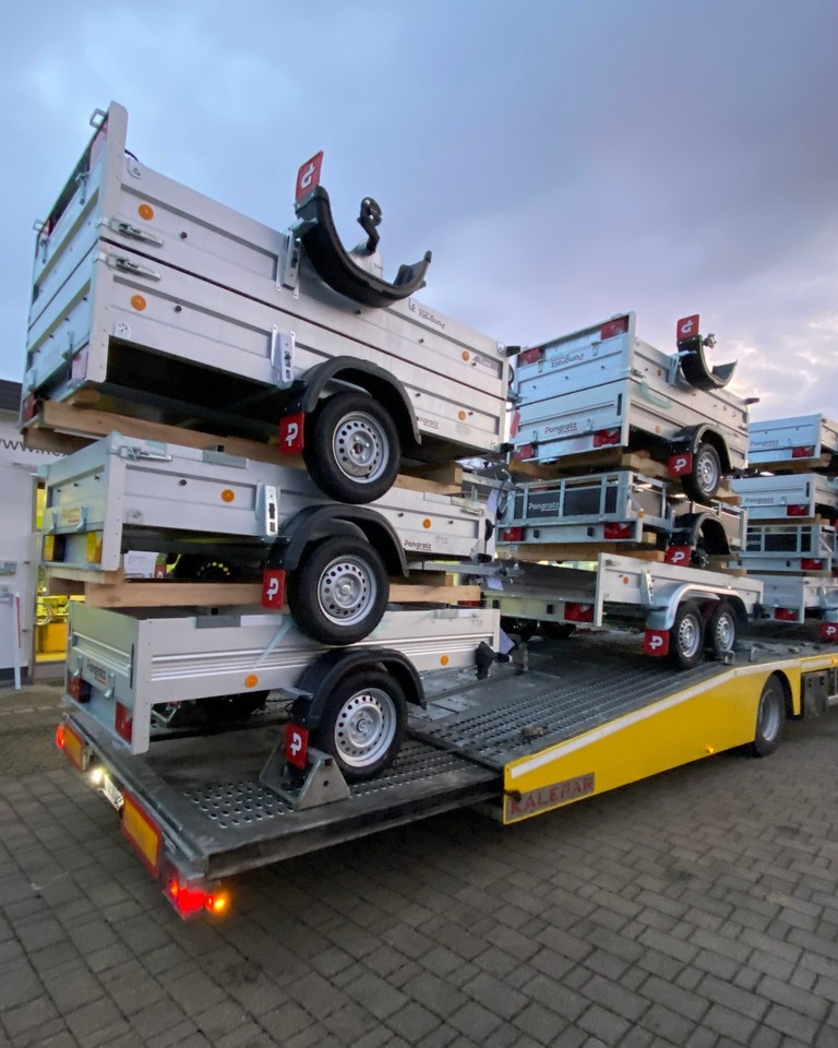 Nieuw Autotransport oplegger KALEPAR KLP 119V3 Car/Caravan/Van/Mobilehome Transporter: afbeelding 9