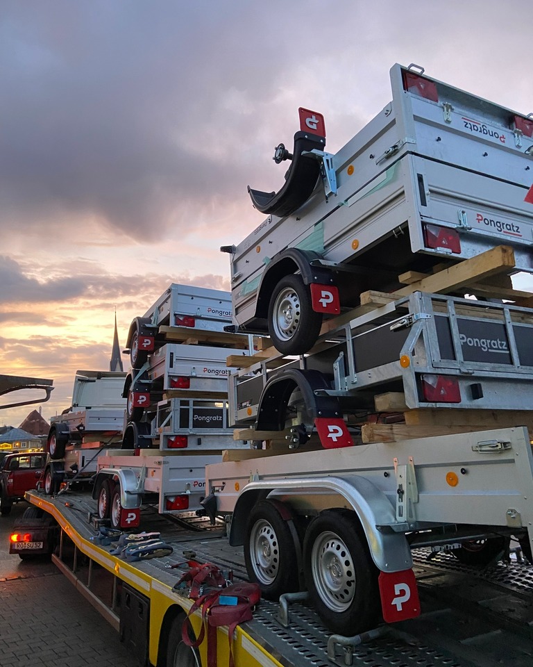 Nieuw Autotransport oplegger KALEPAR KLP 119V3 Car/Caravan/Van/Mobilehome Transporter: afbeelding 8