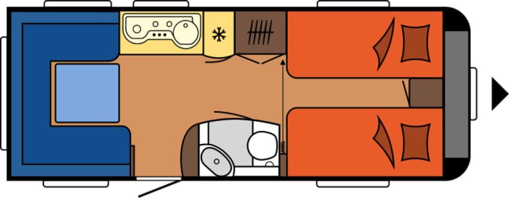 Hobby De Luxe 540 UL Rangierantrieb - Caravan: afbeelding 2 Hobby De Luxe 540 UL Rangierantrieb - Caravan: afbeelding 2