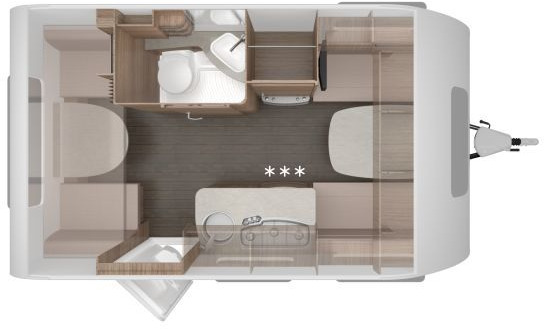 Knaus Sport 400 LK Silver Selection Auflastung 1500 - Caravan: afbeelding 2 Knaus Sport 400 LK Silver Selection Auflastung 1500 - Caravan: afbeelding 2