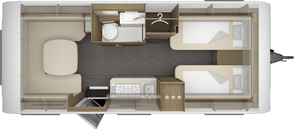 Tabbert Cazadora 550 E 2,3 Alde Warmwasserheizung - Caravan: afbeelding 2 Tabbert Cazadora 550 E 2,3 Alde Warmwasserheizung - Caravan: afbeelding 2