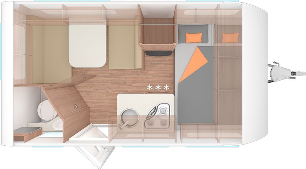 Weinsberg CaraOne 390 QD Auflastung 1350 kg - Caravan: afbeelding 2 Weinsberg CaraOne 390 QD Auflastung 1350 kg - Caravan: afbeelding 2