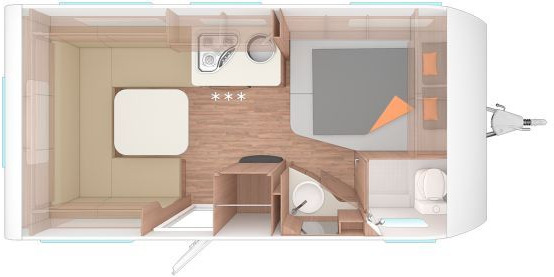Weinsberg CaraOne 450 FU Elektrische Fußbodenerwärmung - Caravan: afbeelding 2 Weinsberg CaraOne 450 FU Elektrische Fußbodenerwärmung - Caravan: afbeelding 2