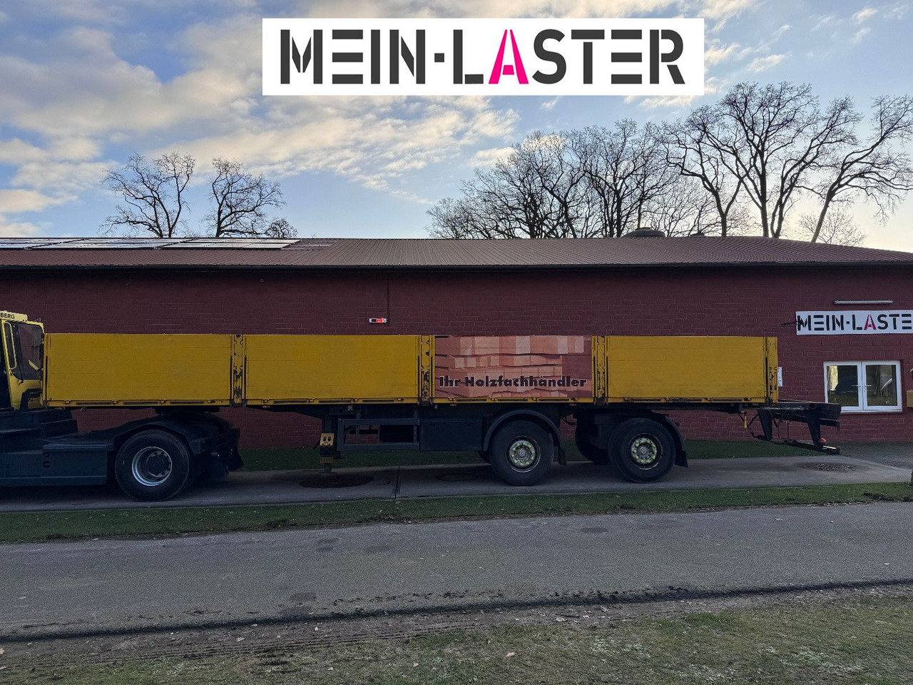 Ackermann Baustoffpritsche 11.5-13 m Lenkachse NL 19t - Open bak met boorden oplegger: afbeelding 4 Ackermann Baustoffpritsche 11.5-13 m Lenkachse NL 19t - Open bak met boorden oplegger: afbeelding 4