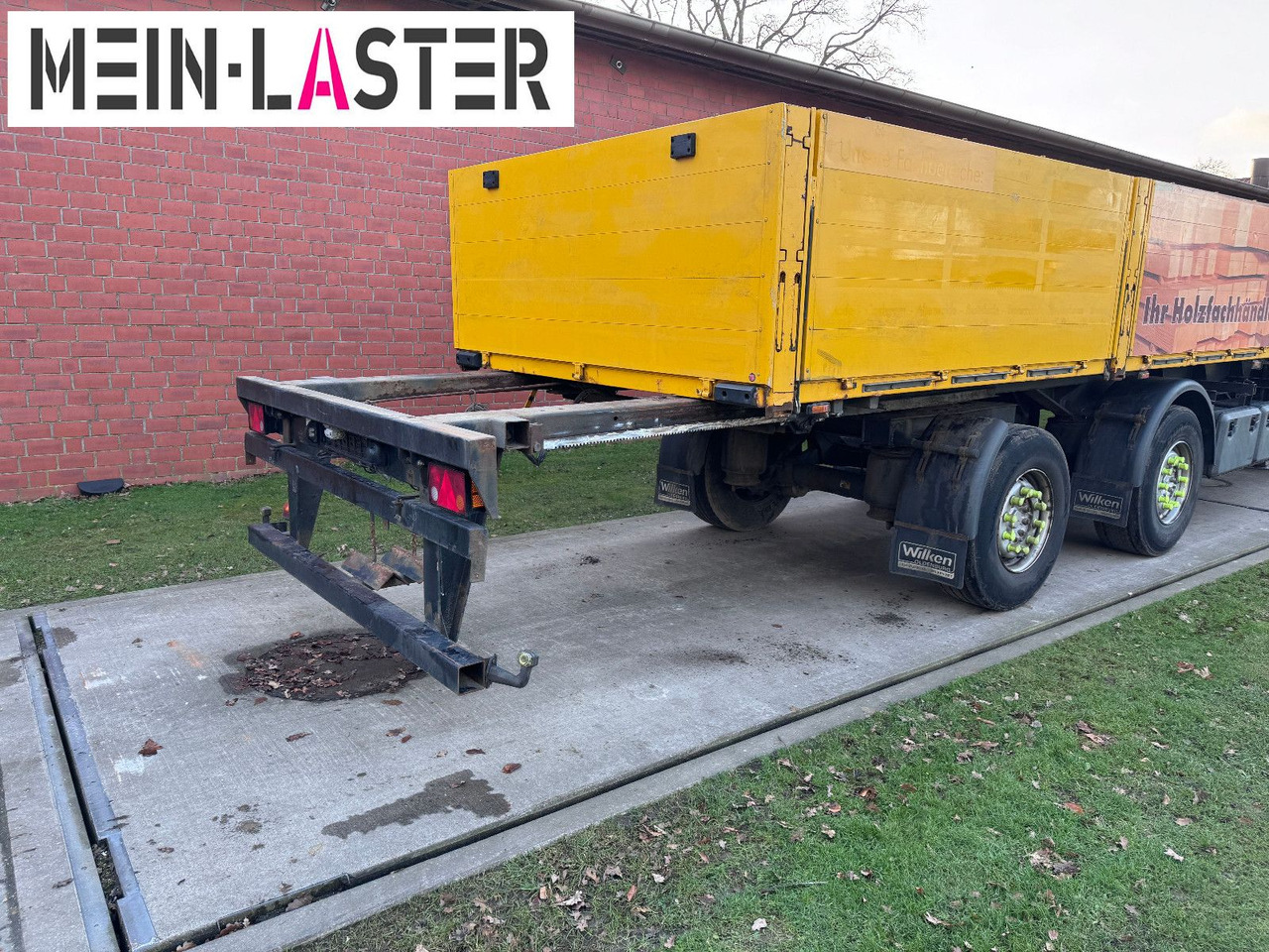Ackermann Baustoffpritsche 11.5-13 m Lenkachse NL 19t - Open bak met boorden oplegger: afbeelding 2 Ackermann Baustoffpritsche 11.5-13 m Lenkachse NL 19t - Open bak met boorden oplegger: afbeelding 2