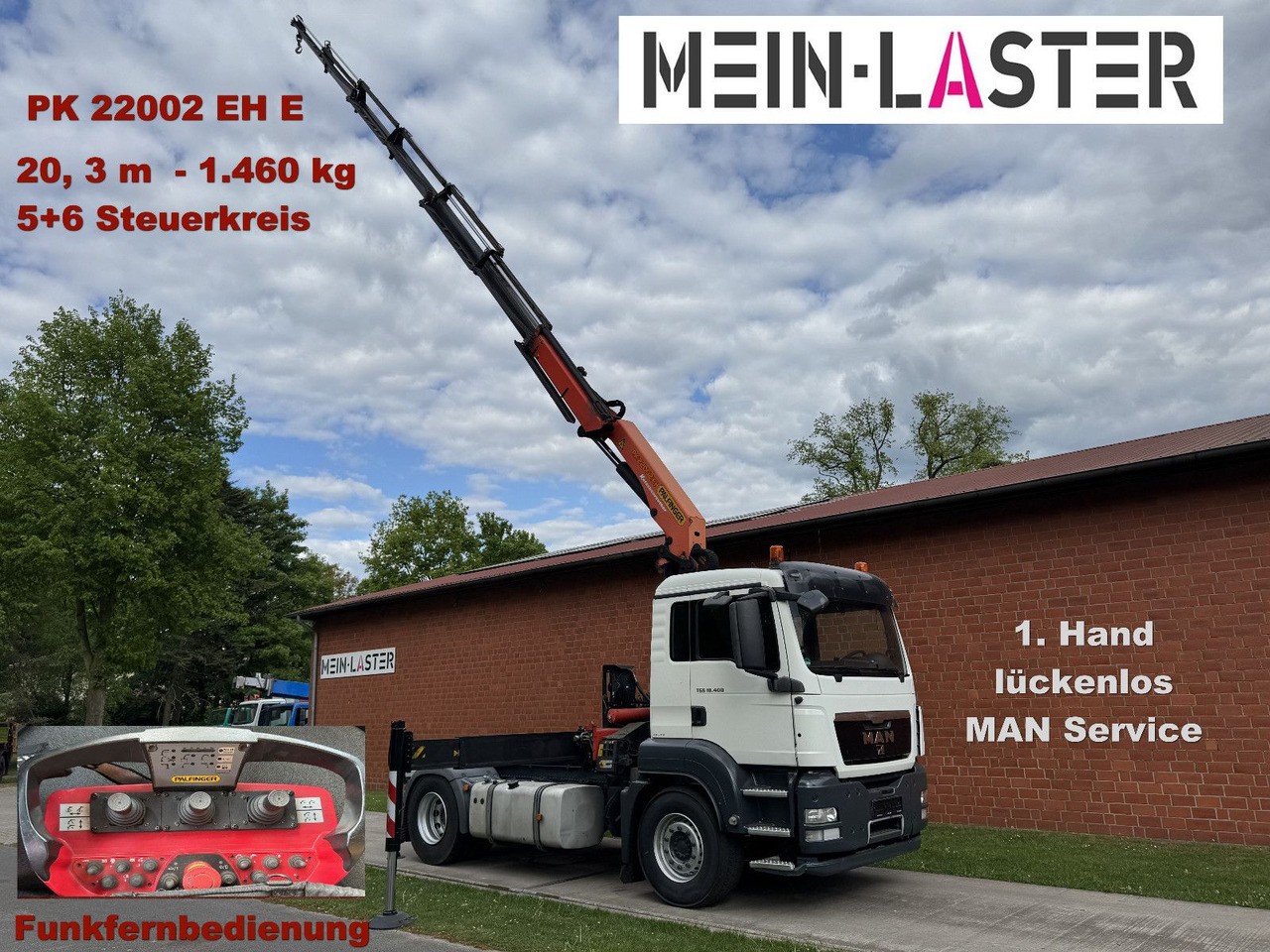 MAN TGS 18.400 PK 22002-E Kran 20 m- 5/6 Steuerk.-FB - Trekker: afbeelding 1 MAN TGS 18.400 PK 22002-E Kran 20 m- 5/6 Steuerk.-FB - Trekker: afbeelding 1