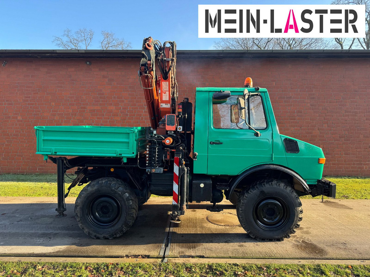 Unimog U 1200 Atlas 75.2 Kran 14 m Funk FB *1. Hand - Kraanwagen, Kipper vrachtwagen: afbeelding 5 Unimog U 1200 Atlas 75.2 Kran 14 m Funk FB *1. Hand - Kraanwagen, Kipper vrachtwagen: afbeelding 5