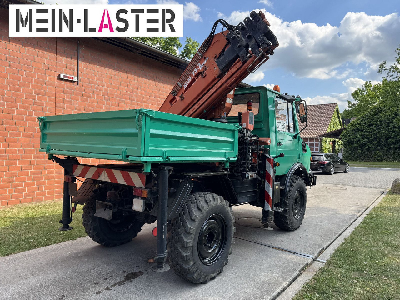 Unimog U 1200 Atlas 75.2 Kran 14 m Funk FB *1. Hand - Kraanwagen: afbeelding 4 Unimog U 1200 Atlas 75.2 Kran 14 m Funk FB *1. Hand - Kraanwagen: afbeelding 4