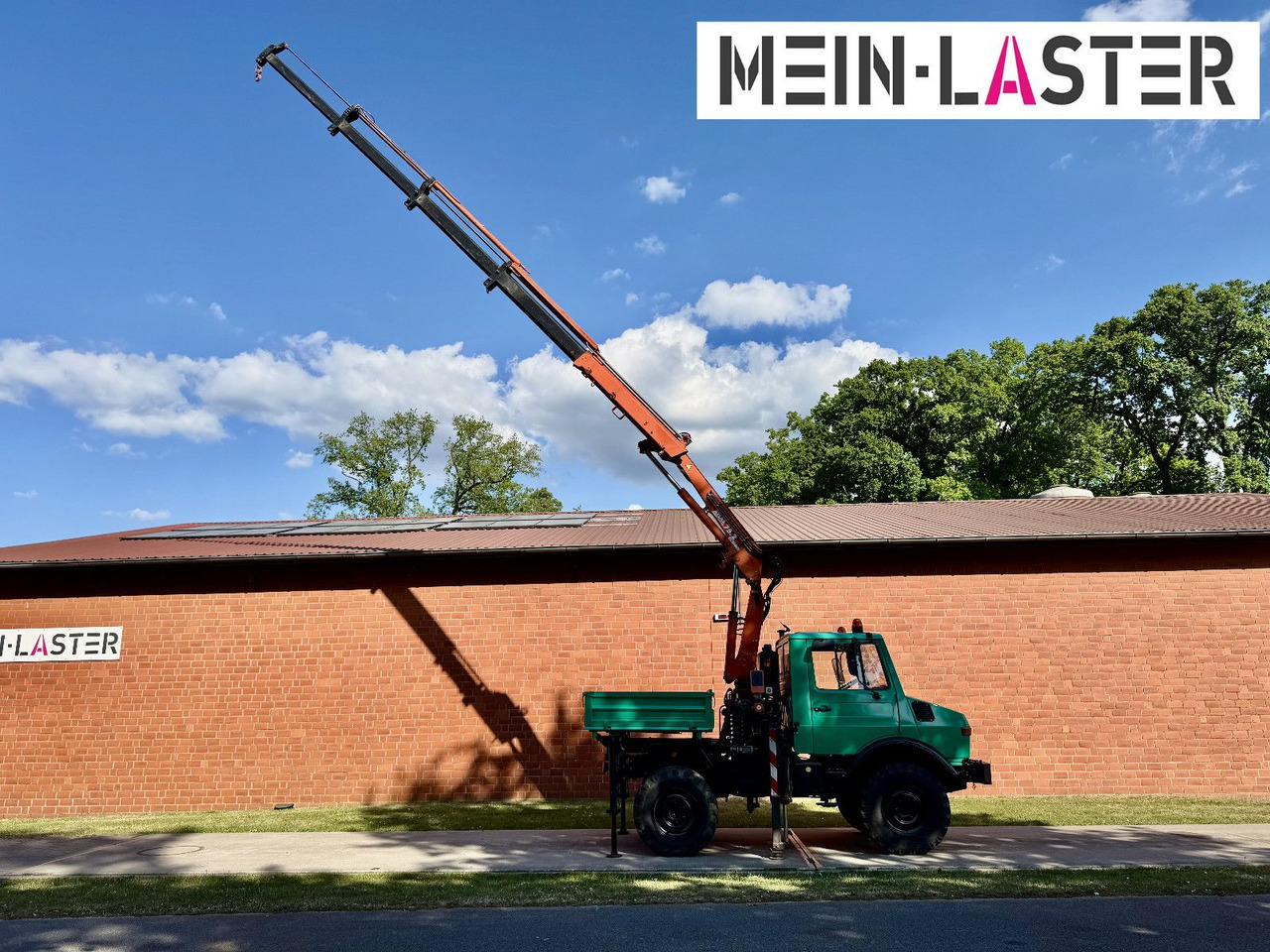 Unimog U 1200 Atlas 75.2 Kran 14 m Funk FB *1. Hand - Kraanwagen: afbeelding 2 Unimog U 1200 Atlas 75.2 Kran 14 m Funk FB *1. Hand - Kraanwagen: afbeelding 2