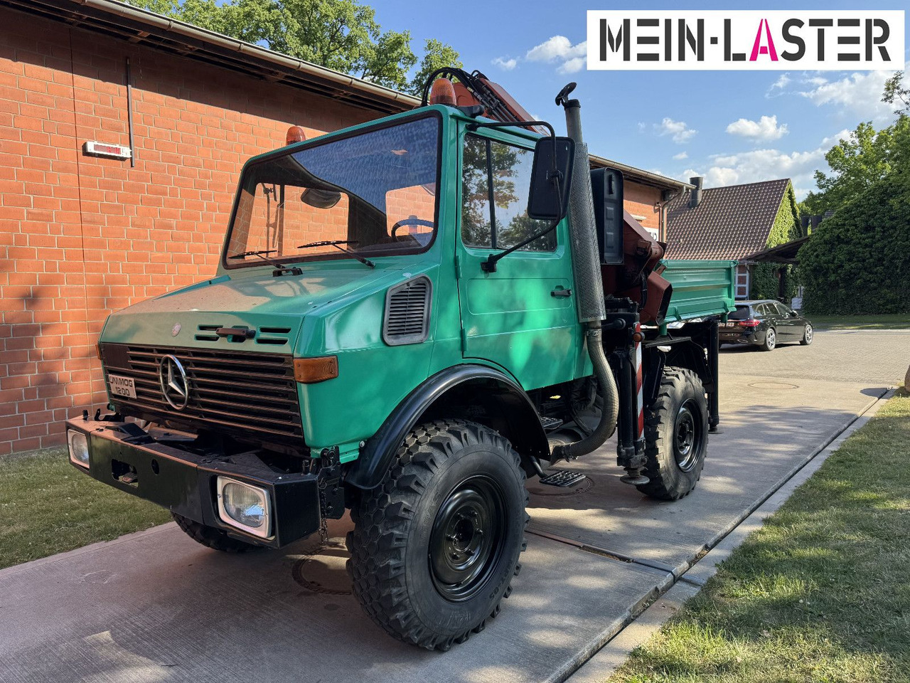 Unimog U 1200 Atlas 75.2 Kran 14 m Funk FB *1. Hand - Kraanwagen: afbeelding 3 Unimog U 1200 Atlas 75.2 Kran 14 m Funk FB *1. Hand - Kraanwagen: afbeelding 3