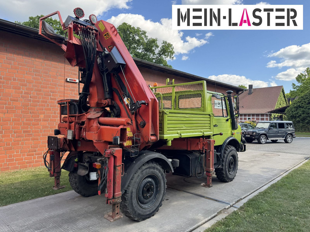 Unimog U 1650 PK 10500 Kran 15 m max. 3,9 t Seilwinde - Kraanwagen: afbeelding 4 Unimog U 1650 PK 10500 Kran 15 m max. 3,9 t Seilwinde - Kraanwagen: afbeelding 4