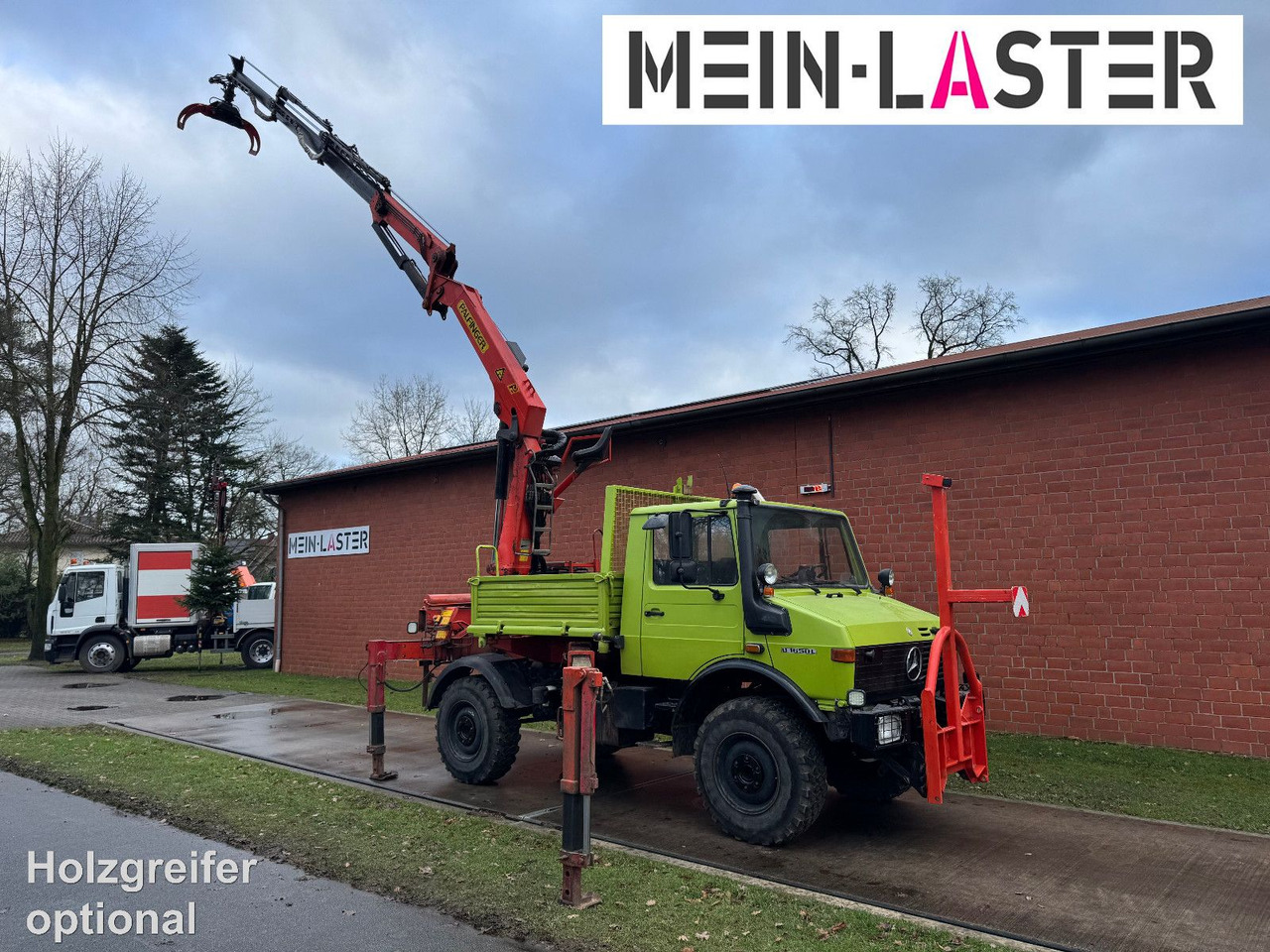 Unimog U 1650 PK 10500 Kran 15 m max. 3,9 t Seilwinde - Kraanwagen: afbeelding 2 Unimog U 1650 PK 10500 Kran 15 m max. 3,9 t Seilwinde - Kraanwagen: afbeelding 2