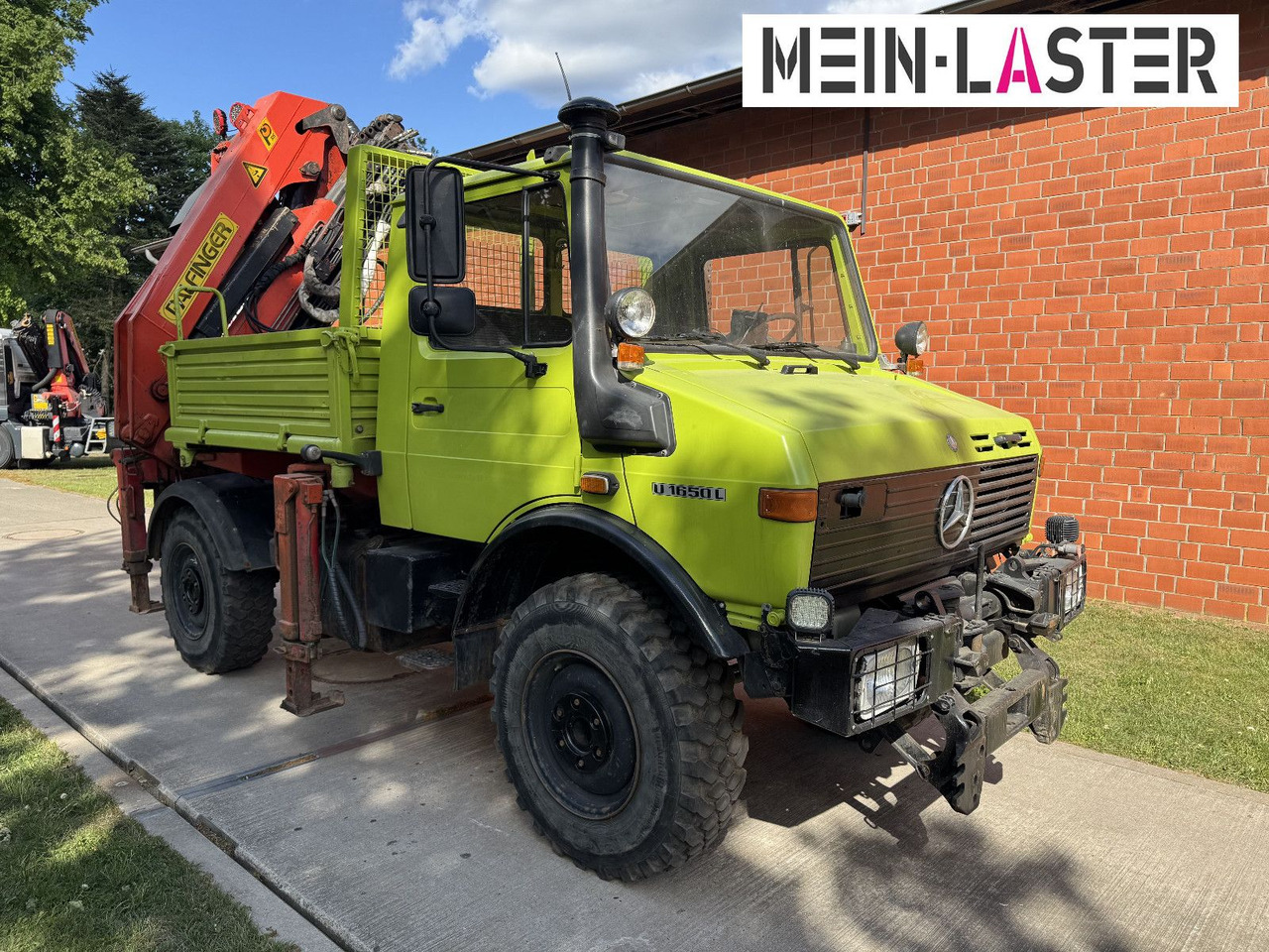 Unimog U 1650 PK 10500 Kran 15 m max. 3,9 t Seilwinde - Kraanwagen: afbeelding 3 Unimog U 1650 PK 10500 Kran 15 m max. 3,9 t Seilwinde - Kraanwagen: afbeelding 3