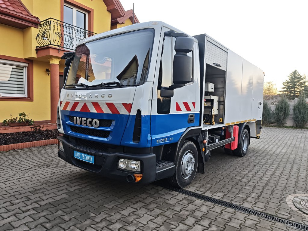 IVECO Eurocargo + IRIDE BIN WASHER CLEANER RHodέla Containerreiniger - Vuilniswagen: afbeelding 1 IVECO Eurocargo + IRIDE BIN WASHER CLEANER RHodέla Containerreiniger - Vuilniswagen: afbeelding 1