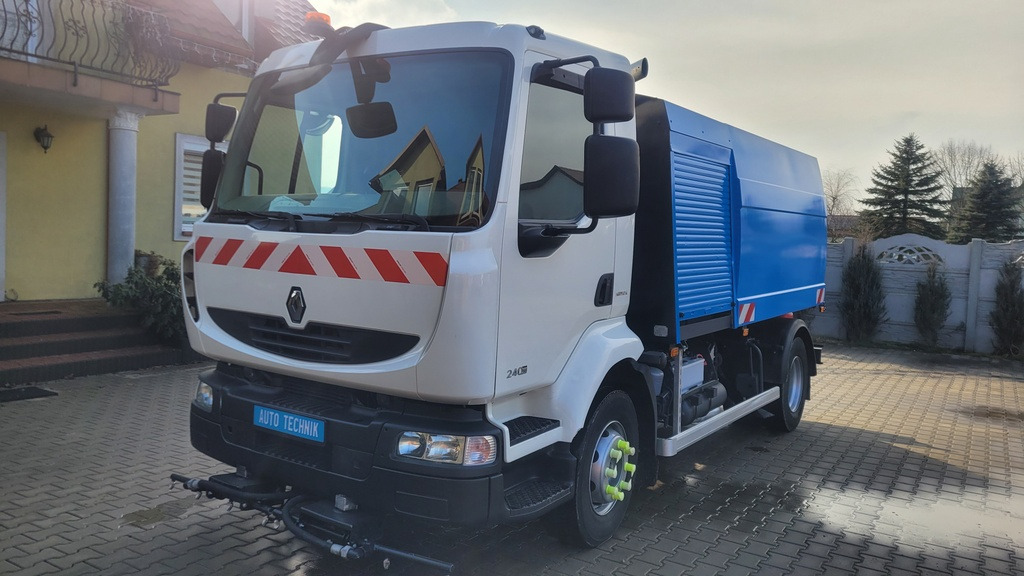 Renault Midlum 240dxi WATER STREET ROAD CLEANER Myjka TANK TRUCK - Veegwagen: afbeelding 3 Renault Midlum 240dxi WATER STREET ROAD CLEANER Myjka TANK TRUCK - Veegwagen: afbeelding 3