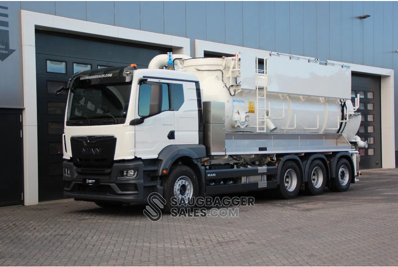 MAN TGS 35.520 8x4 MAN Amphitec Vortex 9000 - Vacuümwagen: afbeelding 1 MAN TGS 35.520 8x4 MAN Amphitec Vortex 9000 - Vacuümwagen: afbeelding 1