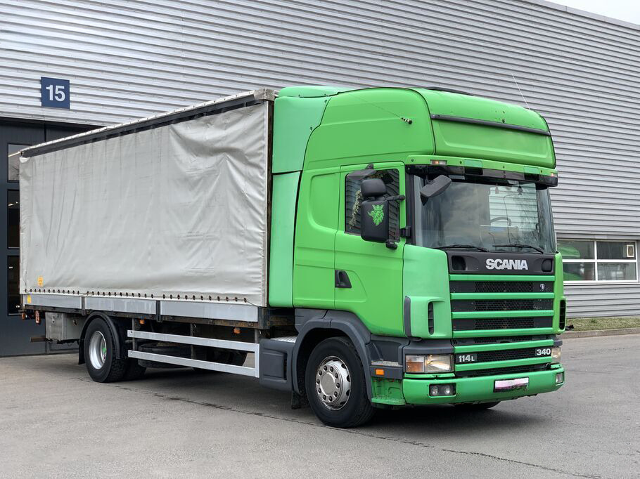 SCANIA 114L 340 - Schuifzeilen vrachtwagen: afbeelding 1 SCANIA 114L 340 - Schuifzeilen vrachtwagen: afbeelding 1