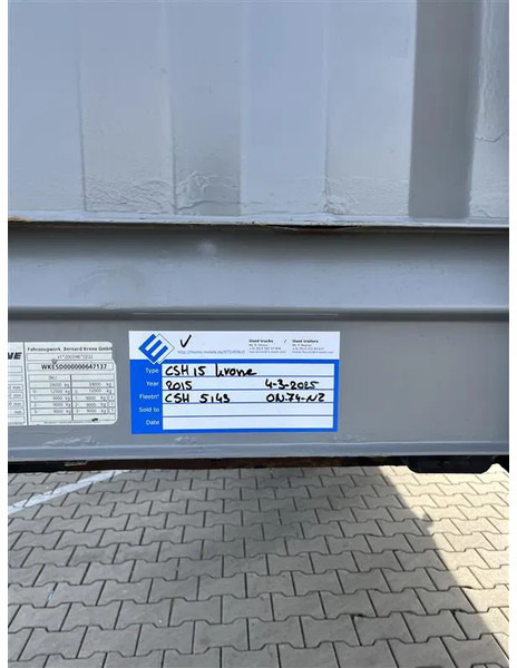 Krone 100x 2015 XL MEGA P400 HUCKEPACK - Gesloten oplegger: afbeelding 2 Krone 100x 2015 XL MEGA P400 HUCKEPACK - Gesloten oplegger: afbeelding 2