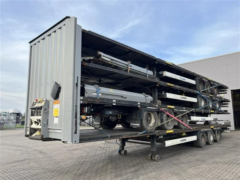Krone 4x 2015 XL MEGA P400 HUCKEPACK FLAT STACK - Gesloten oplegger: afbeelding 3 Krone 4x 2015 XL MEGA P400 HUCKEPACK FLAT STACK - Gesloten oplegger: afbeelding 3