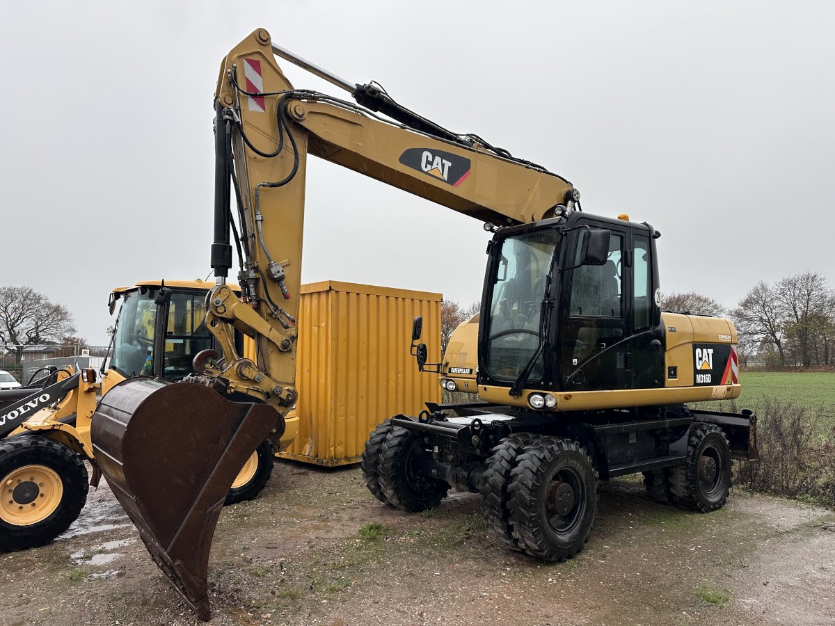 CATERPILLAR M 316 D full Hydr. Top Zustand German machine ! - Mobiele graafmachine: afbeelding 1 CATERPILLAR M 316 D full Hydr. Top Zustand German machine ! - Mobiele graafmachine: afbeelding 1