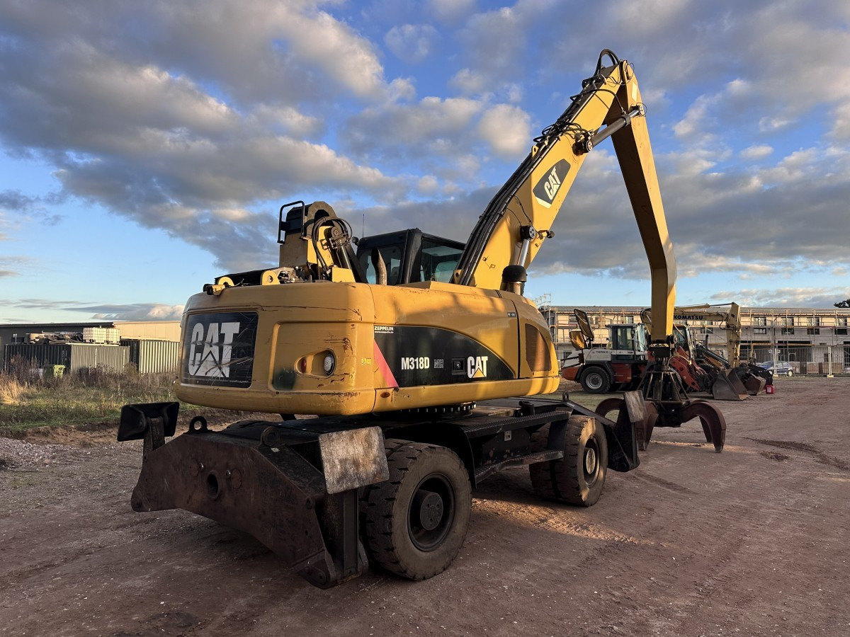 CATERPILLAR M 318 MH mit Greifer Kein 3022 3026 320 322 - Overslagkraan: afbeelding 3 CATERPILLAR M 318 MH mit Greifer Kein 3022 3026 320 322 - Overslagkraan: afbeelding 3
