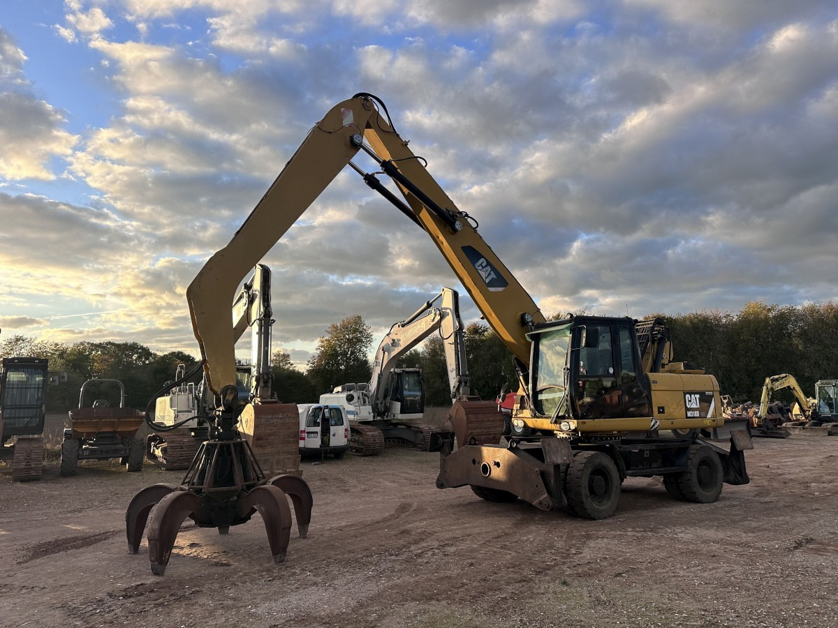 CATERPILLAR M 318 MH mit Greifer Kein 3022 3026 320 322 - Mobiele graafmachine: afbeelding 1 CATERPILLAR M 318 MH mit Greifer Kein 3022 3026 320 322 - Mobiele graafmachine: afbeelding 1