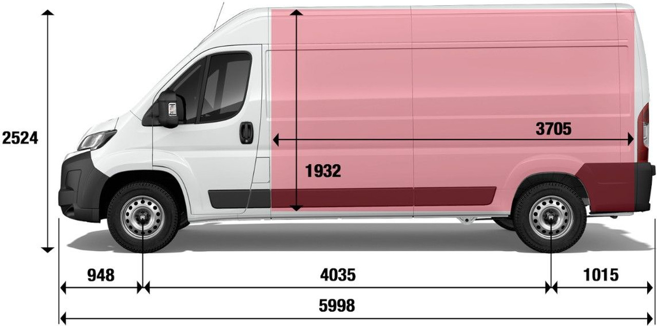 Gesloten bestelwagen Fiat Ducato  35H L4H2 140 Kastenwagen 2025: afbeelding 6