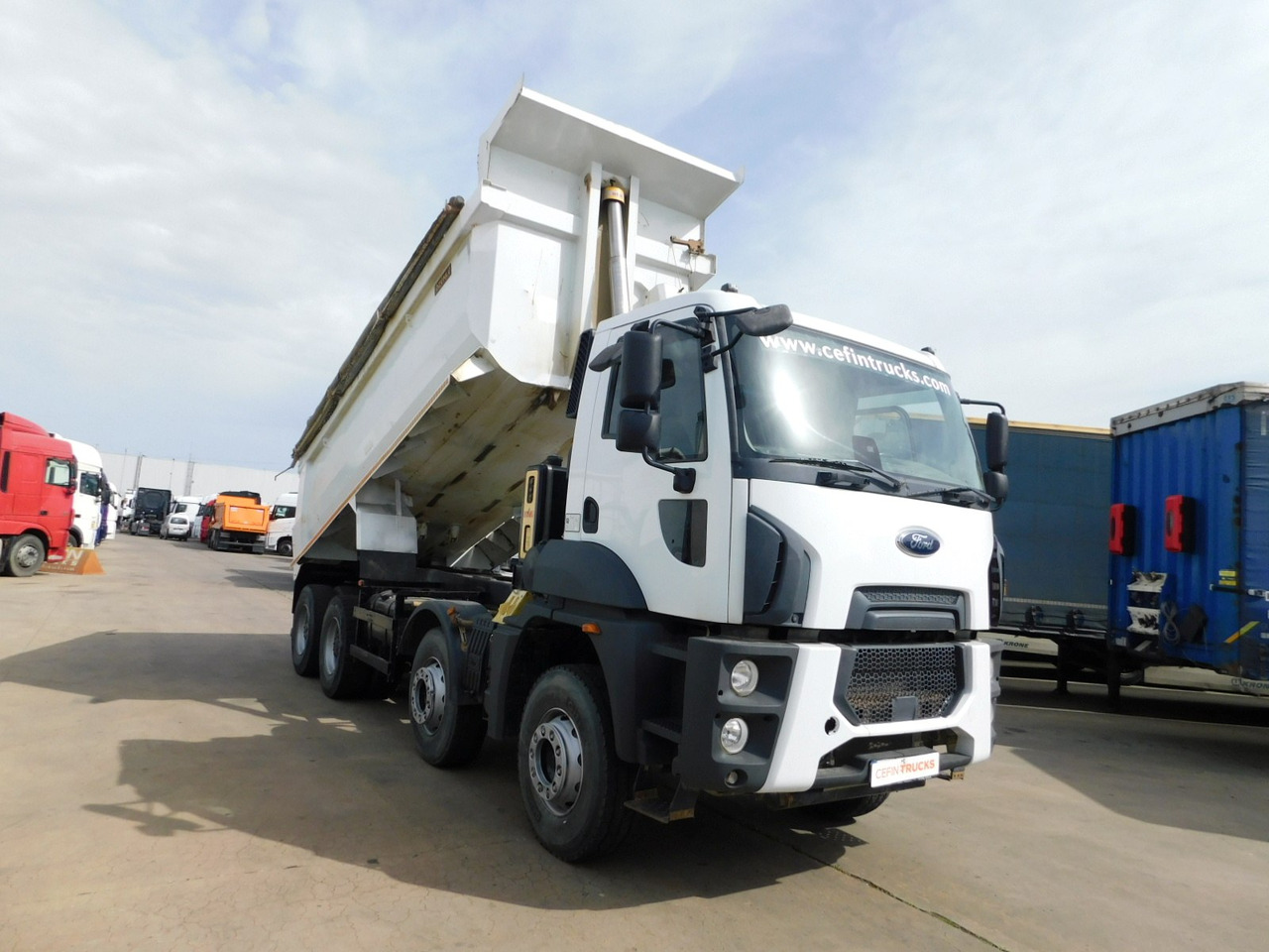 Ford 4142d 8x4 dcab e6 16s2230 - Kipper vrachtwagen: afbeelding 2 Ford 4142d 8x4 dcab e6 16s2230 - Kipper vrachtwagen: afbeelding 2