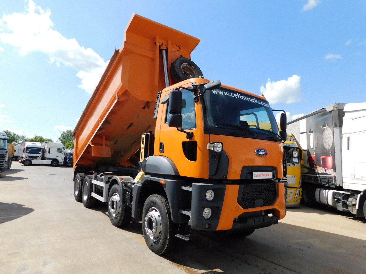 Ford 4142d 8x4 dcab e6 16s2230 - Kipper vrachtwagen: afbeelding 2 Ford 4142d 8x4 dcab e6 16s2230 - Kipper vrachtwagen: afbeelding 2