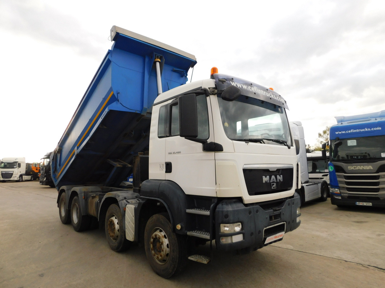 Man Tgs 35480 - Kipper vrachtwagen: afbeelding 2 Man Tgs 35480 - Kipper vrachtwagen: afbeelding 2