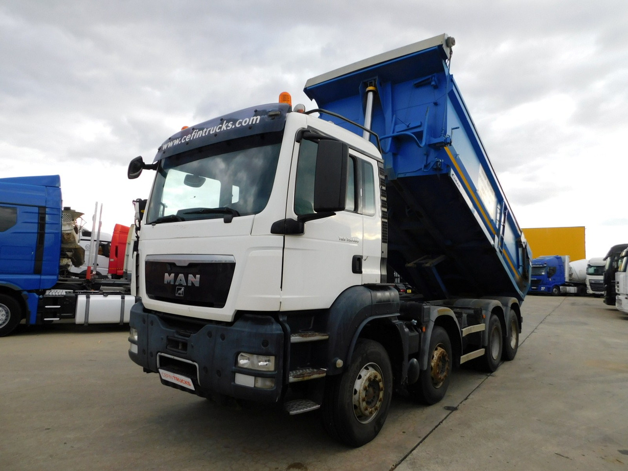 Man Tgs 35480 - Kipper vrachtwagen: afbeelding 1 Man Tgs 35480 - Kipper vrachtwagen: afbeelding 1