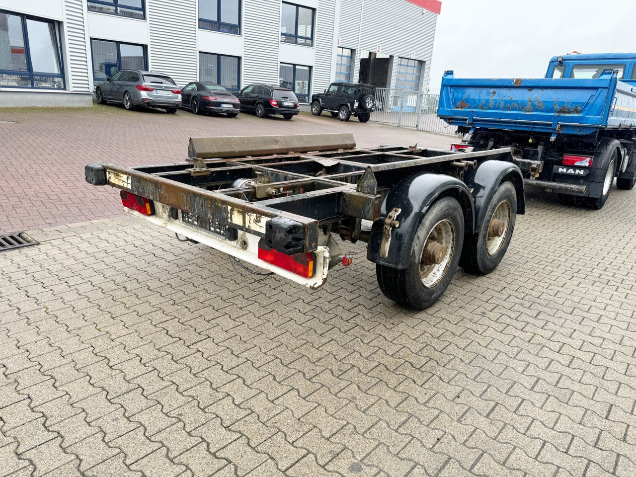 Haakarm/ Portaalarm aanhanger EACA 135.20 T FUCHS EACA 135.20 T, Absetzanhänger für 1 Mulde: afbeelding 8 Haakarm/ Portaalarm aanhanger EACA 135.20 T FUCHS EACA 135.20 T, Absetzanhänger für 1 Mulde: afbeelding 8