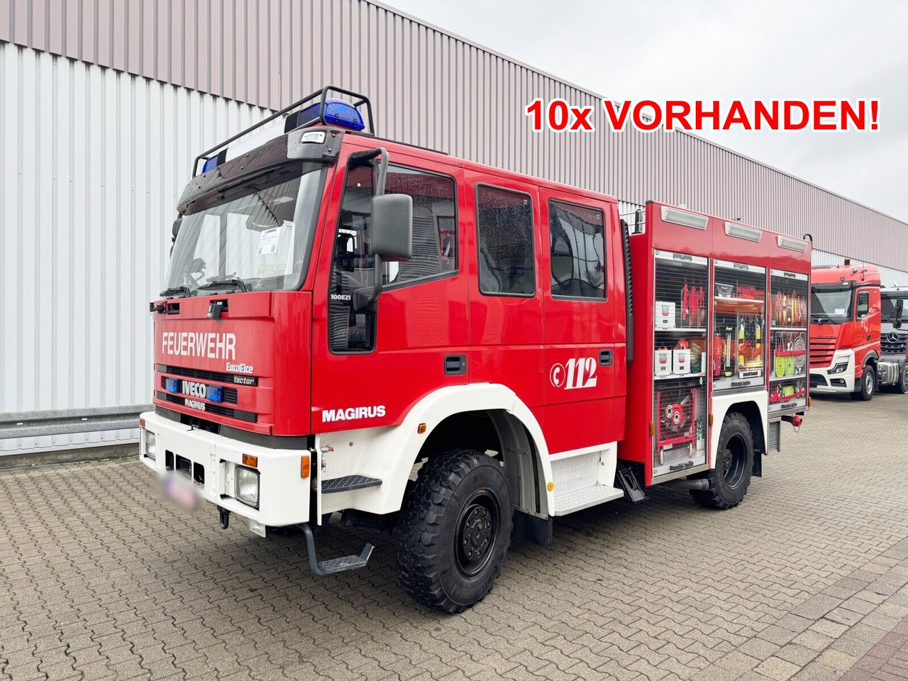 FF 100 EW 4x4 Doka EuroFire FF 100 E 21 WR tector 4x4 Doka, LF 8/6 - Brandweerwagen: afbeelding 1 FF 100 EW 4x4 Doka EuroFire FF 100 E 21 WR tector 4x4 Doka, LF 8/6 - Brandweerwagen: afbeelding 1