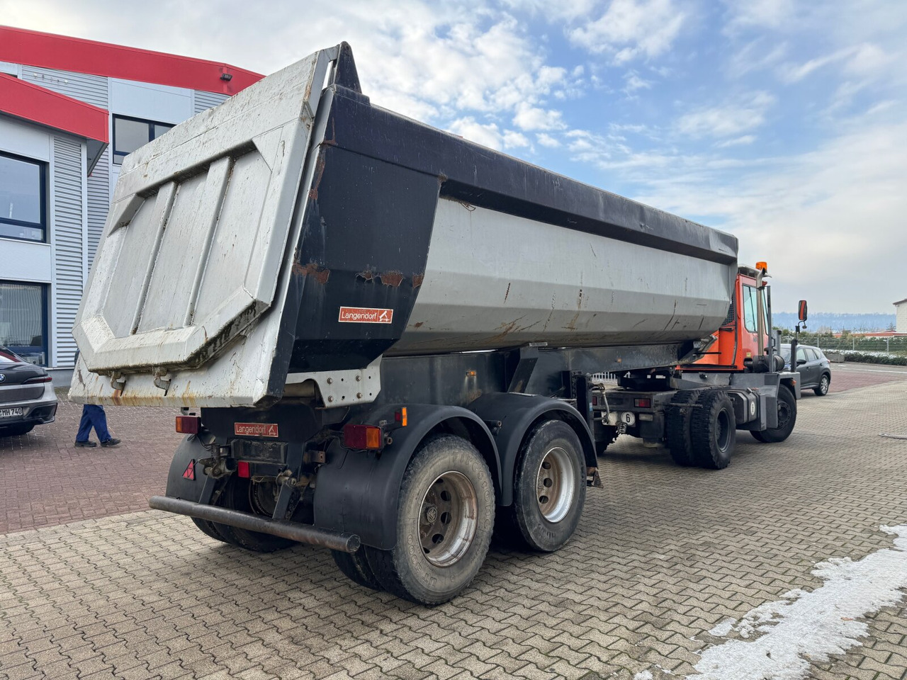 Kipper oplegger Langendorf SKA-HS 18/27 SKA-HS 18/27, Stahlmulde ca. 24m³: afbeelding 7
