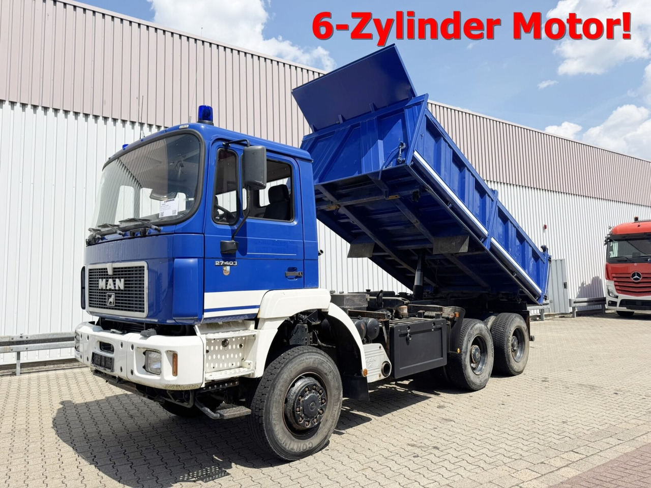 MAN 27.403 6x6 BB 27.403 6x6 BB, EX-THW - Kipper vrachtwagen: afbeelding 1 MAN 27.403 6x6 BB 27.403 6x6 BB, EX-THW - Kipper vrachtwagen: afbeelding 1