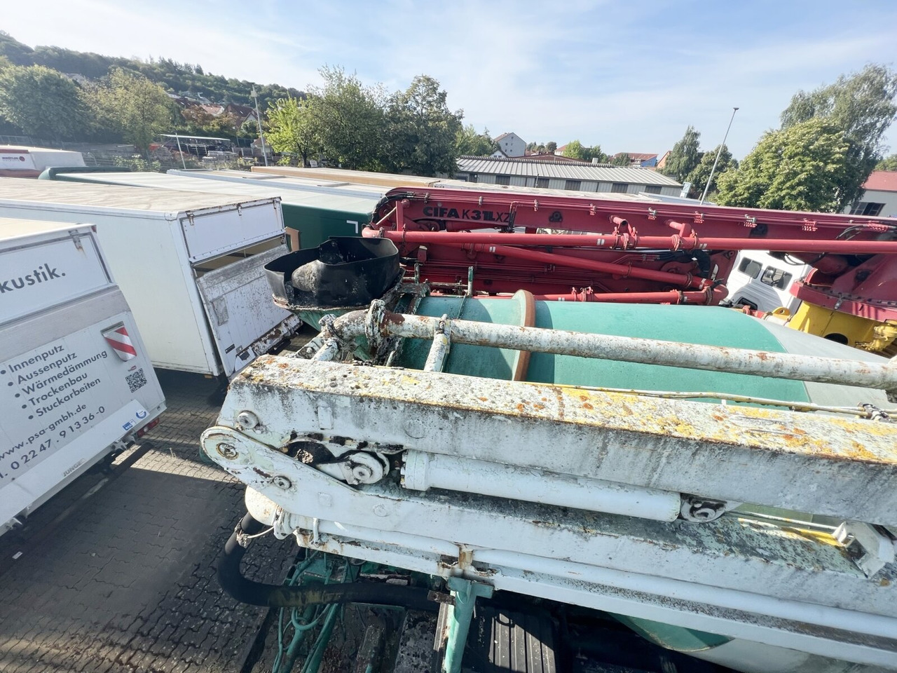 MAN 33.292 8x4 33.292 8x4 Mischer Stetter 7m³ mit Pumpe Schwing 21m, 6-Zylinder - Betonmixer: afbeelding 3 MAN 33.292 8x4 33.292 8x4 Mischer Stetter 7m³ mit Pumpe Schwing 21m, 6-Zylinder - Betonmixer: afbeelding 3