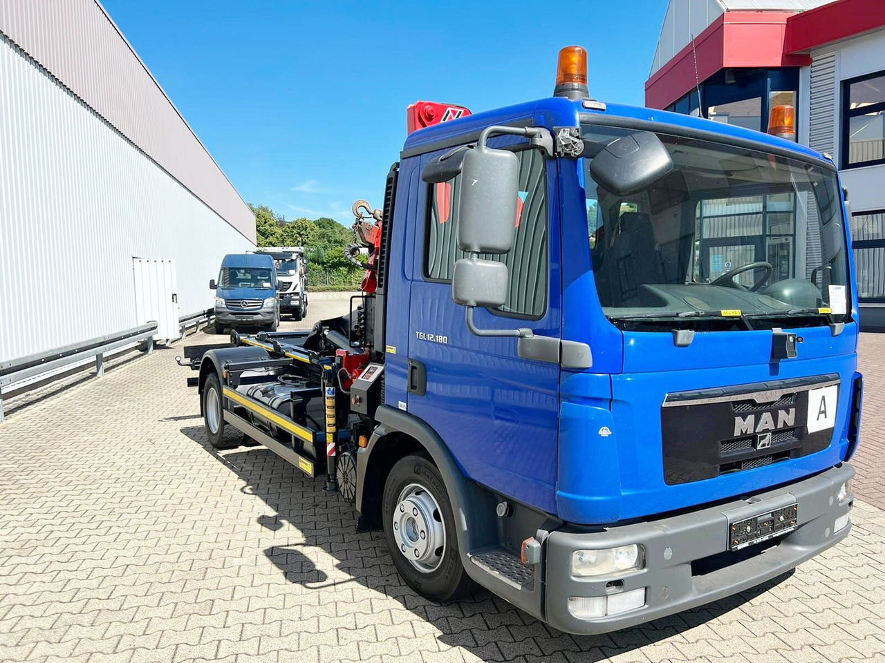 Haakarmsysteem vrachtwagen, Kraanwagen MAN TGL 12.180/210 4x2 BB TGL 12.180/210 4x2 BB, City-Abroller, Kran AMCO VEBA 807N2S: afbeelding 9