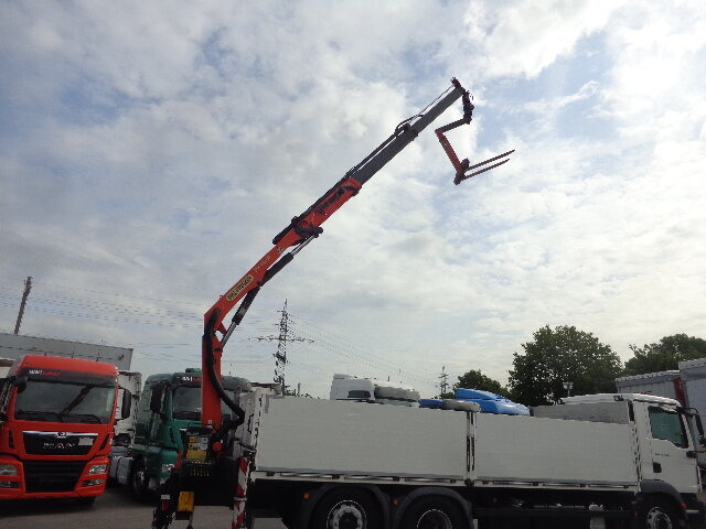 Kraanwagen, Vrachtwagen met open laadbak MAN TGM 26.340 6x2-4 LL TGM 26.340 6x2-4 LL,Lenk-Liftachse, Heckkran, Palfinger PK 11.001, faltbar,: afbeelding 12