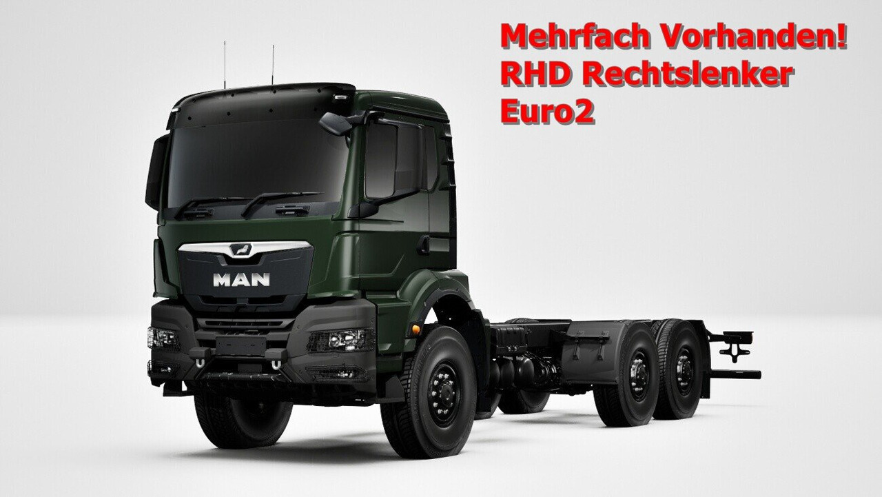 MAN TGS 33.440 6x6 BB CH RHD TGS 33.440 6x6 BB CH RHD, Euro2, Rechtslenker, Einzelbereifung - Chassis vrachtwagen: afbeelding 1 MAN TGS 33.440 6x6 BB CH RHD TGS 33.440 6x6 BB CH RHD, Euro2, Rechtslenker, Einzelbereifung - Chassis vrachtwagen: afbeelding 1