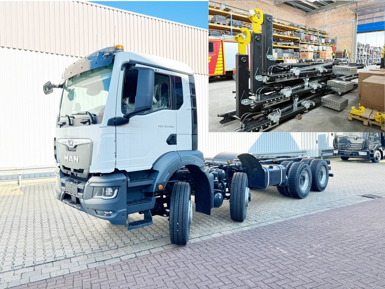 MAN TGS 35.480 8x6H BL CH TGS 35.480 8x6H BL CH, HydroDrive, Navi, Nebenantrieb - Haakarmsysteem vrachtwagen: afbeelding 1 MAN TGS 35.480 8x6H BL CH TGS 35.480 8x6H BL CH, HydroDrive, Navi, Nebenantrieb - Haakarmsysteem vrachtwagen: afbeelding 1