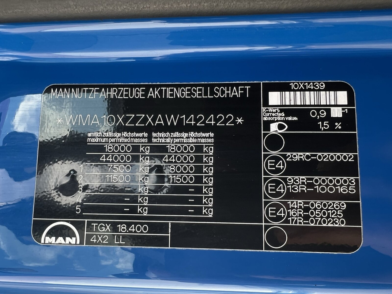 MAN TGX 18.400 4X2 LL TGX 18.400 4X2 LL, Fahrschulausstattung, XLX-Fahrerhaus - Containertransporter/ Wissellaadbak vrachtwagen: afbeelding 2 MAN TGX 18.400 4X2 LL TGX 18.400 4X2 LL, Fahrschulausstattung, XLX-Fahrerhaus - Containertransporter/ Wissellaadbak vrachtwagen: afbeelding 2