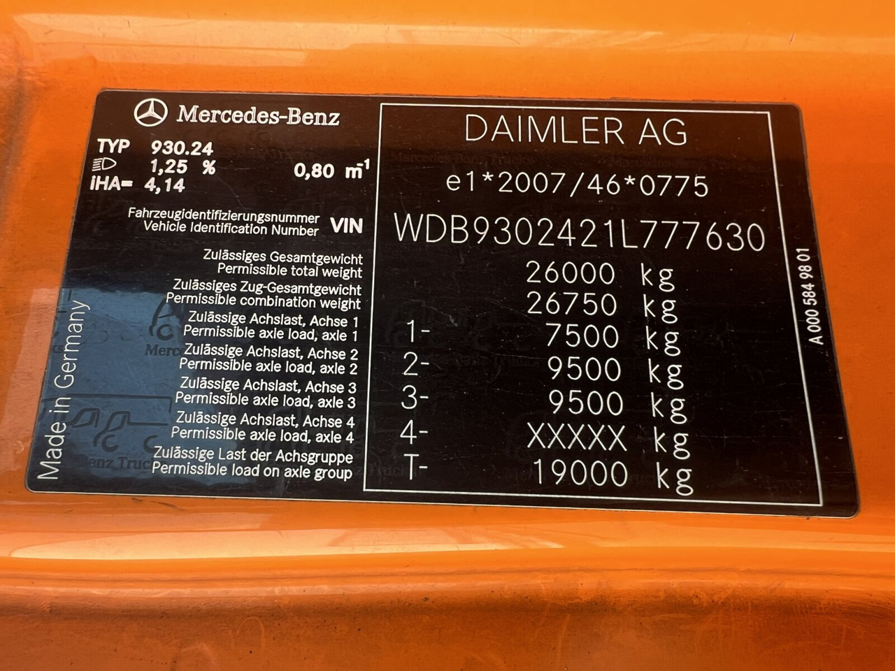 Mercedes-Benz Actros 2641/48 L 6x4 Actros 2641/48 L 6x4, Seilabroller, Haller Lotos, Zöller Schüttung - Vuilniswagen: afbeelding 3 Mercedes-Benz Actros 2641/48 L 6x4 Actros 2641/48 L 6x4, Seilabroller, Haller Lotos, Zöller Schüttung - Vuilniswagen: afbeelding 3